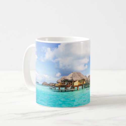 Tropical Beaches  Bora Bora French Polynesia Coffee Mug