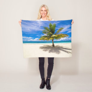 Tropical Beaches   Bora Bora, French Polynesia Fleece Blanket