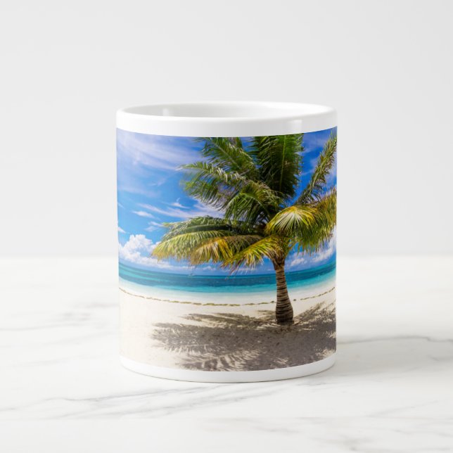 Tropical Beaches | Bora Bora, French Polynesia Giant Coffee Mug (Front)