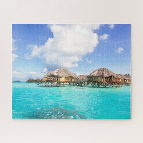 Tropical Beaches  Bora Bora French Polynesia Jigsaw Puzzle