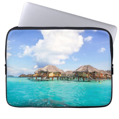 Tropical Beaches  Bora Bora French Polynesia Laptop Sleeve