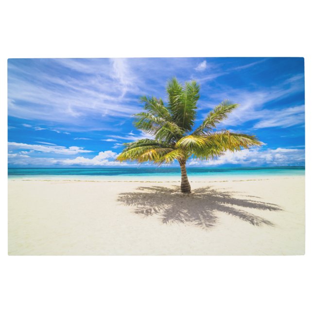 Tropical Beaches | Bora Bora, French Polynesia Metal Print (Front)