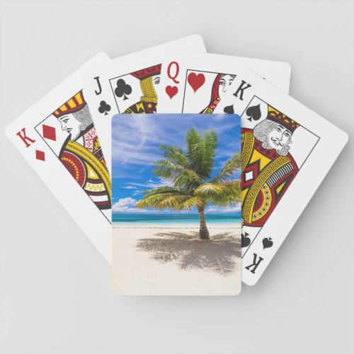 Tropical Beaches  Bora Bora French Polynesia Playing Cards