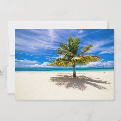 Tropical Beaches  Bora Bora French Polynesia Thank You Card