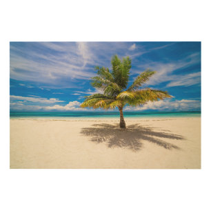 Tropical Beaches Bora Bora, French Polynesia Wood Wall Art