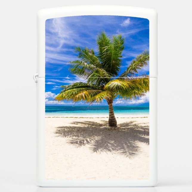 Tropical Beaches | Bora Bora, French Polynesia Zippo Lighter (Front)