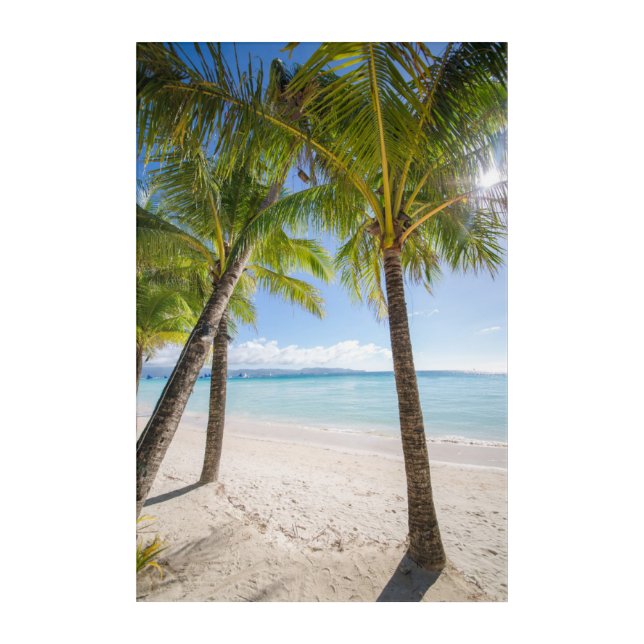 Tropical Beaches | Boracay Philippines Acrylic Print (Front)