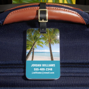 Tropical Beaches   Boracay Philippines Luggage Tag