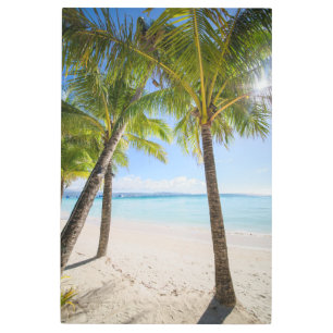 Tropical Beaches   Boracay Philippines Metal Print