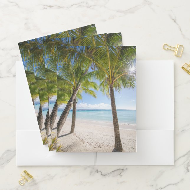 Tropical Beaches | Boracay Philippines Pocket Folder (In Situ)