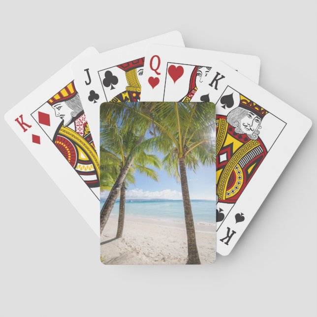 Tropical Beaches | Boracay Philippines Poker Cards (Back)