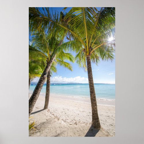 Tropical Beaches  Boracay Philippines Poster