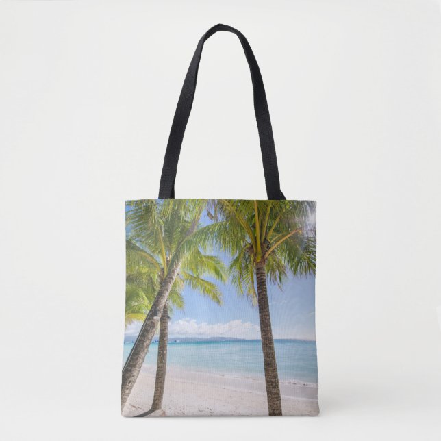 Tropical Beaches | Boracay Philippines Tote Bag (Front)