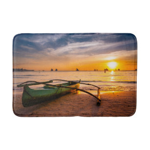 Tropical Beaches   Boracay's White Beach Bath Mat
