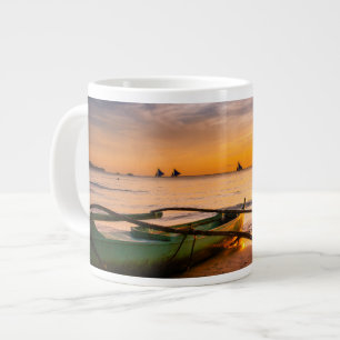 Tropical Beaches Boracay's White Beach Giant Coffee Mug