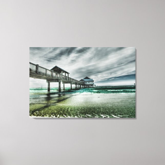 Tropical Beaches | Clearwater Florida Canvas Print (Front)