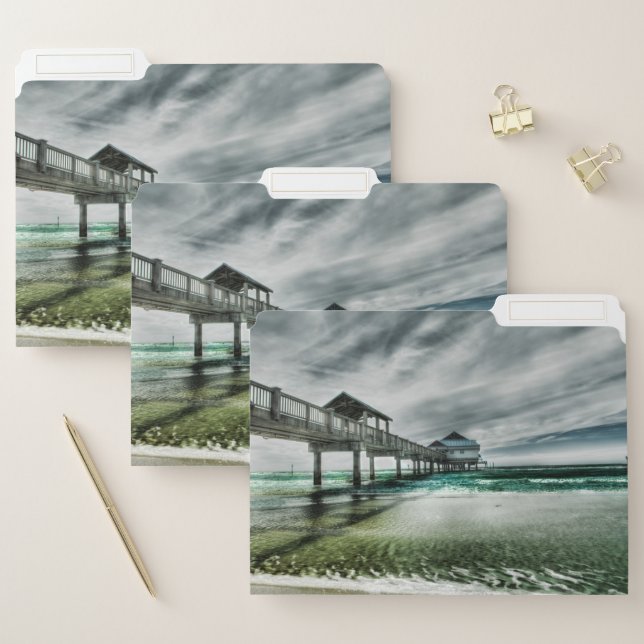 Tropical Beaches | Clearwater Florida File Folder (Set)