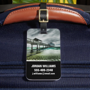 Tropical Beaches   Clearwater Florida Luggage Tag