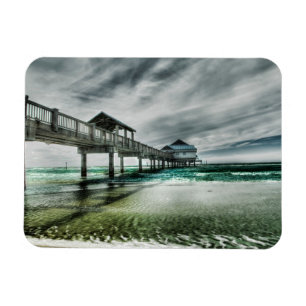 Tropical Beaches Clearwater Florida Magnet