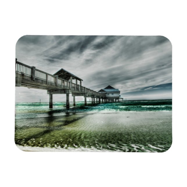 Tropical Beaches | Clearwater Florida Magnet (Horizontal)
