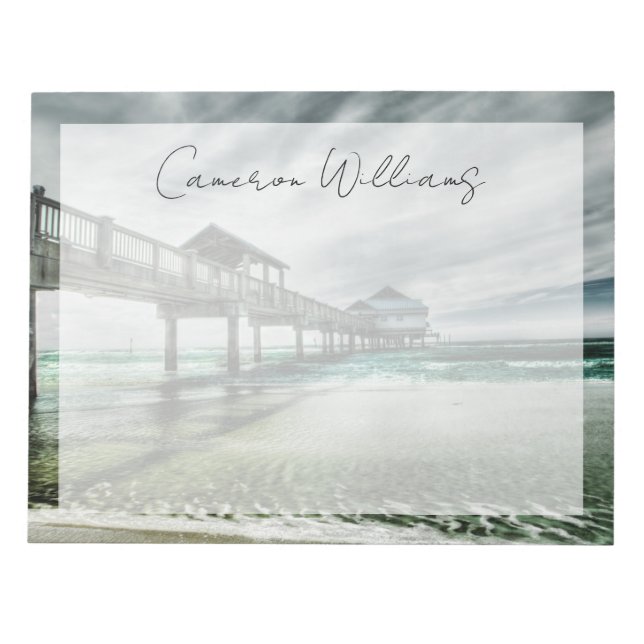 Tropical Beaches | Clearwater Florida Notepad (Front)