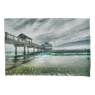 Tropical Beaches Clearwater Florida Pillow Case