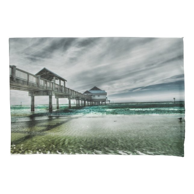 Tropical Beaches | Clearwater Florida Pillow Case (Front)
