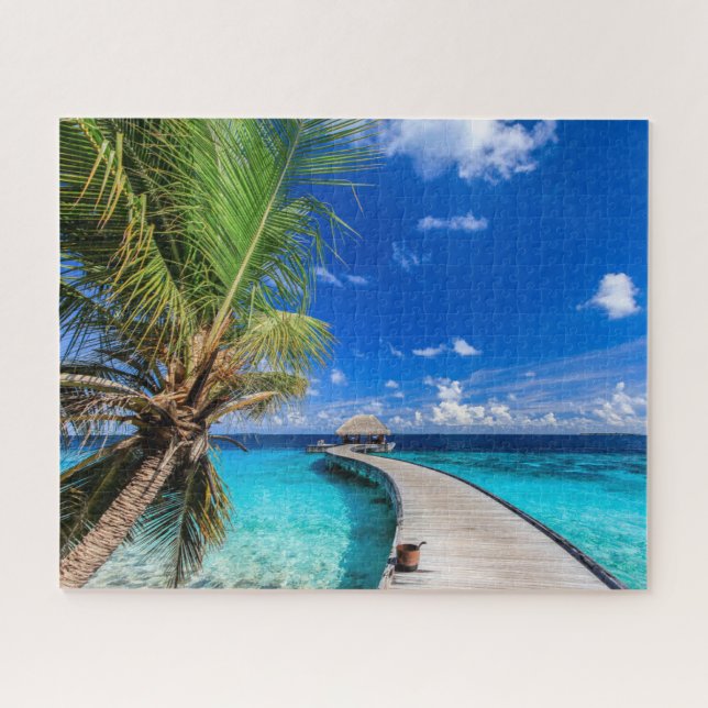 Tropical Beaches | Dusit Thani Maldives Jigsaw Puzzle (Horizontal)