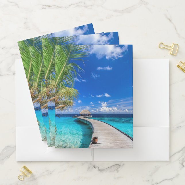 Tropical Beaches | Dusit Thani Maldives Pocket Folder (In Situ)