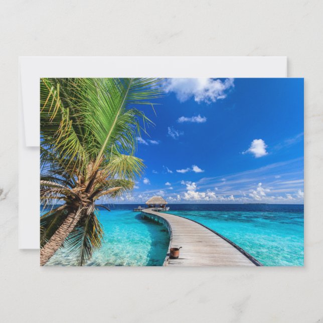 Tropical Beaches | Dusit Thani Maldives Thank You Card (Front)
