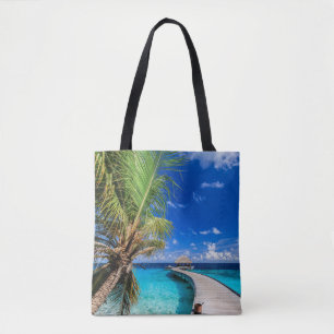 Tropical Beaches Dusit Thani Maldives Tote Bag