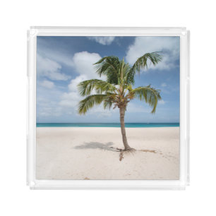 Tropical Beaches   Eagle Beach, Aruba Acrylic Tray