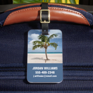 Tropical Beaches   Eagle Beach, Aruba Luggage Tag