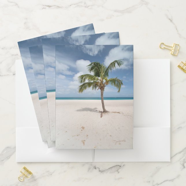 Tropical Beaches | Eagle Beach, Aruba Pocket Folder (In Situ)