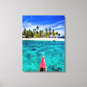 Tropical Beaches   El Nido, Philippines, Palawan Canvas Print