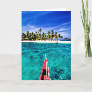 Tropical Beaches El Nido, Philippines, Palawan Card