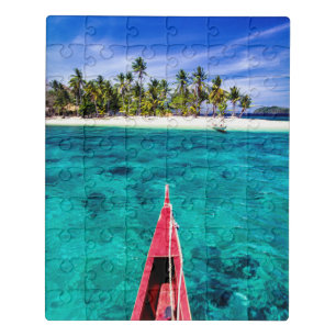 Tropical Beaches El Nido, Philippines, Palawan Jigsaw Puzzle