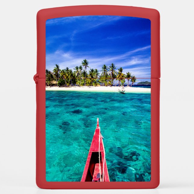 Tropical Beaches | El Nido, Philippines, Palawan Zippo Lighter (Front)