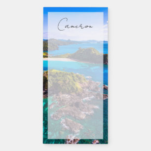 Tropical Beaches El Nido Phillipines Magnetic Notepad