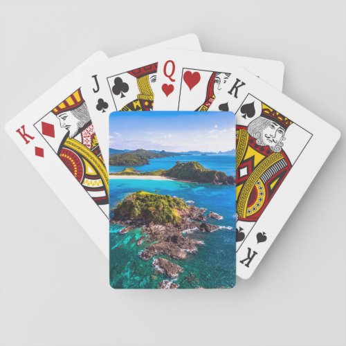 Tropical Beaches  El Nido Phillipines Playing Cards