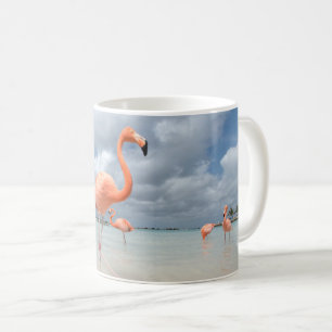 Tropical Beaches Flamingos Beach, Aruba Coffee Mug