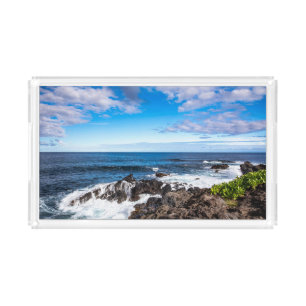 Tropical Beaches Haleakala National Park Maui Acrylic Tray