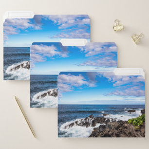 Tropical Beaches   Haleakala National Park Maui File Folder