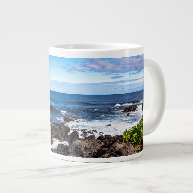 Tropical Beaches | Haleakala National Park Maui Giant Coffee Mug (Front Right)