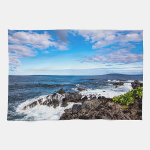 Tropical Beaches Haleakala National Park Maui Kitchen Towel