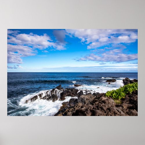 Tropical Beaches  Haleakala National Park Maui Poster