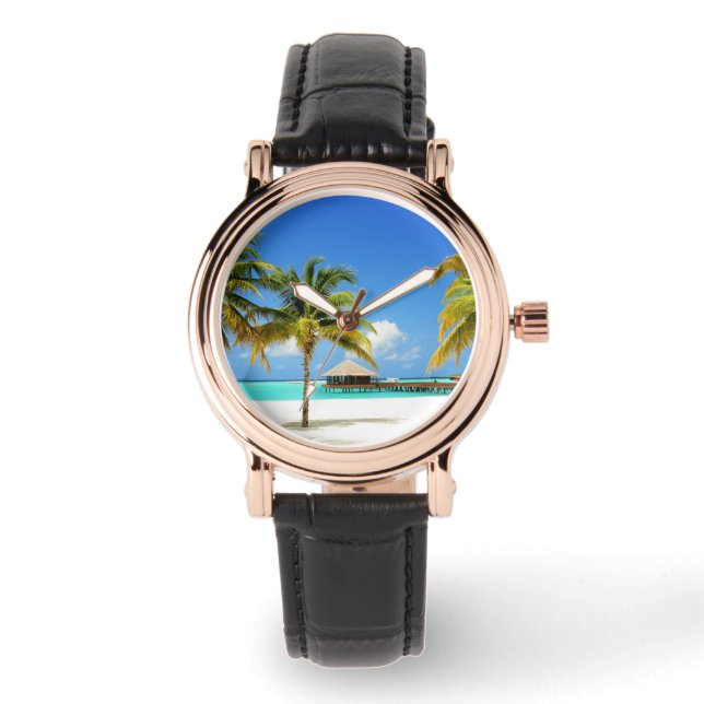 Tropical Beaches | Island & Lagoon, Maldives Watch (Front)