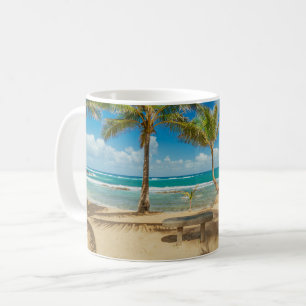 Tropical Beaches Kuau Cove Beach, Maui Hawaii Coffee Mug