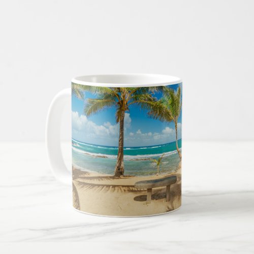 Tropical Beaches  Kuau Cove Beach Maui Hawaii Coffee Mug