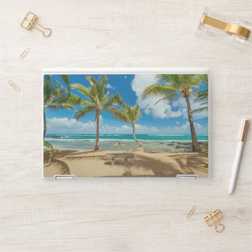 Tropical Beaches  Kuau Cove Beach Maui Hawaii HP Laptop Skin